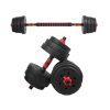 SET CONVERTIBLE DE PESAS 40 KG. 2 EN 1